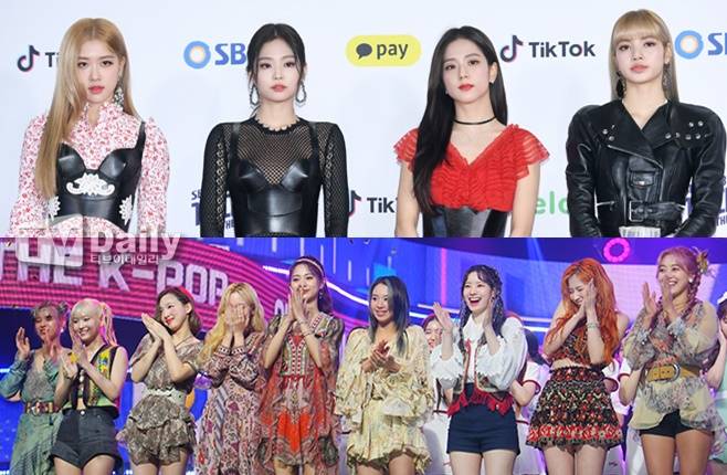 2020 소리바다 어워즈 인기상 트와이스 블랙핑크 경쟁