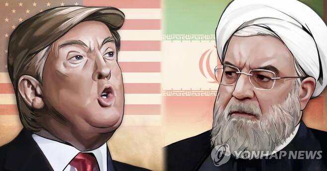 계속되고 있는 미국 정부와 이란의 갈등(PG)[정연주 제작] 일러스트