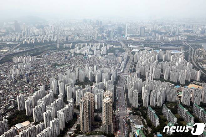 서울 강남권 아파트 단지 모습.© News1 이광호 기자