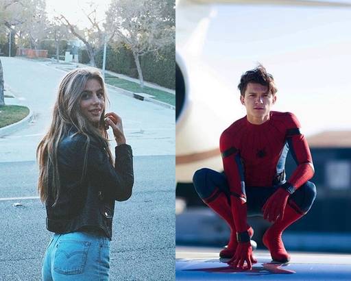 영국 출신 배우 나디아 파크스(왼쪽)와 톰 홀랜드(오른쪽). 나디아 파크스(@nadia.parkes)·톰 홀랜드(@tomholland2013) 인스타그램 캡처