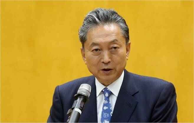 (사진=연합뉴스)하토야마 유키오 전 일본 총리