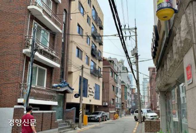 서울 도심의 한 빌라촌 모습. 경향신문 자료사진