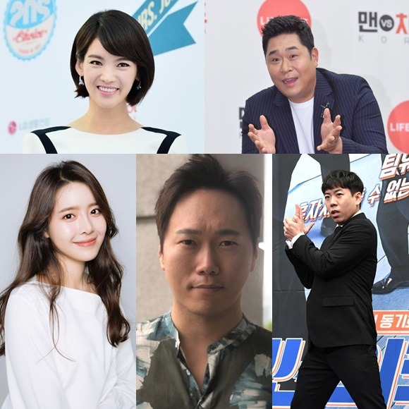 tvN이 새 예능 '롤러코스터 리부트'를 오는 10월 선보인다. 정가은 문세윤 양세찬 송진우 정신혜(왼쪽 위부터 시계방향) 등이 출연해 시원한 웃음을 선사할 계획이다. /더팩트 DB, 쿠드비, 파트너즈파크 제공
