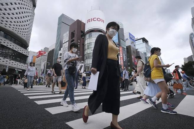 고투 트래블 시행 이후인 지난달말 일본 도쿄의 긴자거리 모습. /AFPBBNews=뉴스1