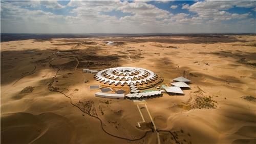 정동현 건축가가 설계한 중국 사막 호텔 [플랫 아시아 제공.재판매 및 DB 금지]