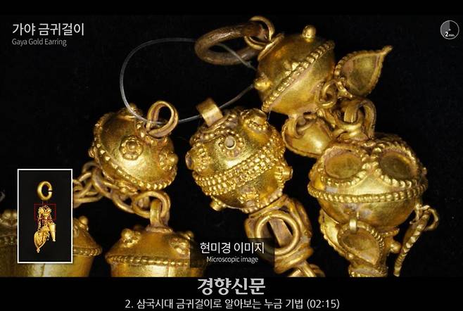 가야 시대 금귀고리. 고구려 백제 신라 등 3국과 전혀 차이가 없는 정교함을 보여준다. |국립중앙박물관 제공