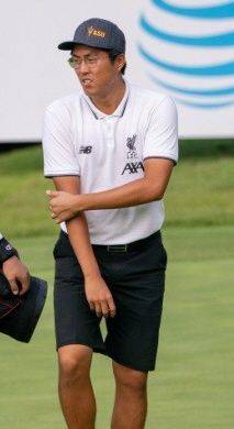 이상직 의원의 아들 이원준씨가 지난해 9월 중국 상하이에서 열린 골프 대회에 참가한 모습/ACC