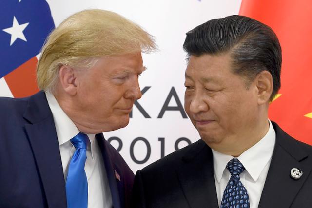 도널드 트럼프 미국 대통령과 시진핑 중국 국가주석. AP 연합뉴스
