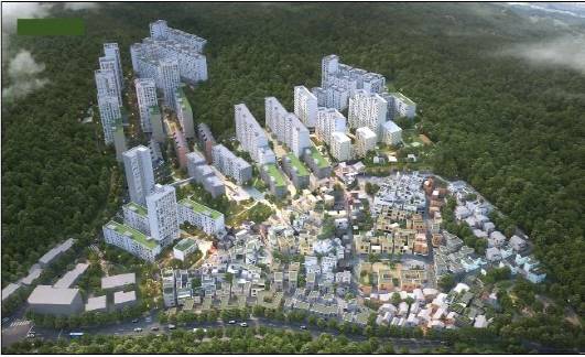 백사마을 개발 조감도. /제공=서울시