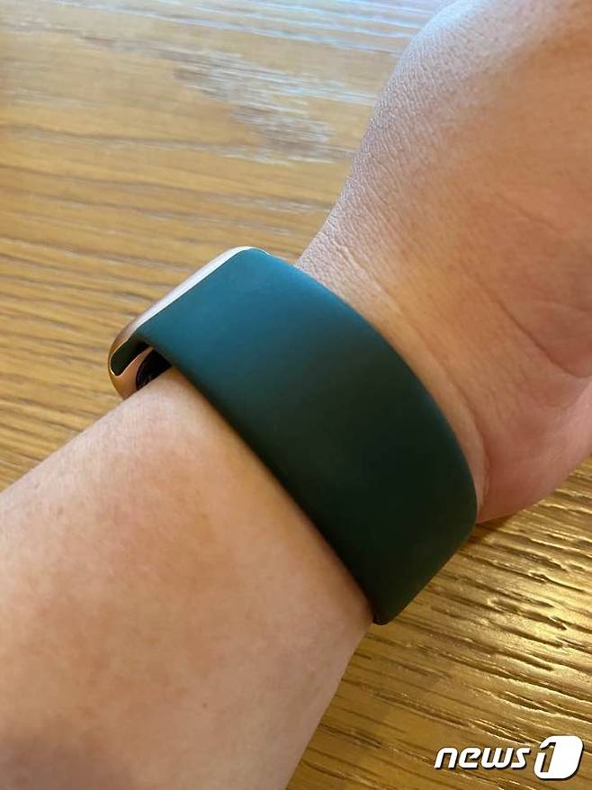 애플이 새롭게 출시한 버클없는 스트랩 '솔로 루프' © 뉴스1