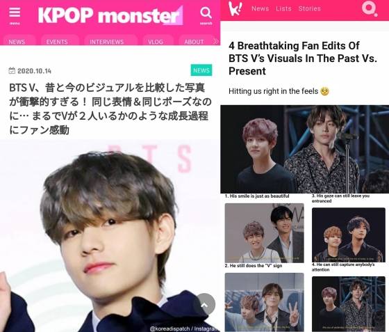 방탄소년단 뷔, '얼굴 천재'의 완벽한 성장..아름다움으로 전 세계 사로잡다