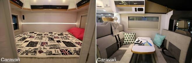 2~3인 취침 구성이 가능한 Acier 790s 침실과 전면부 라운지 공간