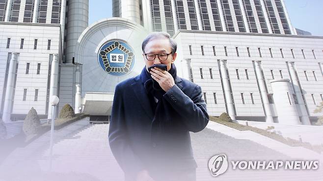 이명박 전 대통령 징역 17년·벌금 130억 확정 (CG) [연합뉴스TV 제공]