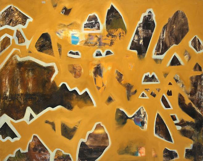 김은숙씨의 1990년작 '속리산'./김은숙