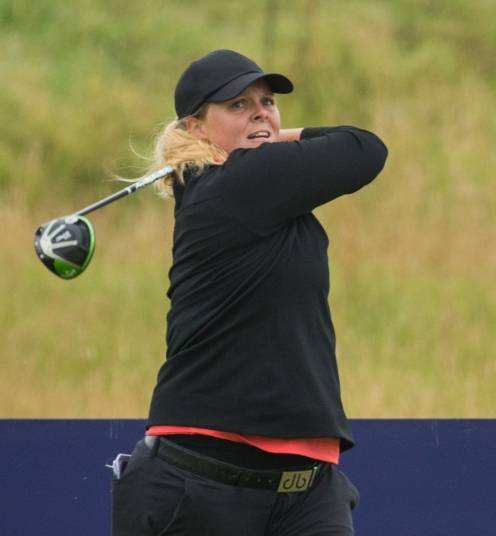 2020년 유럽여자프로골프투어(LET) 두바이 문라이트 클래식에 출전한 캐롤라인 헤드월. 사진제공=Tristan Jones