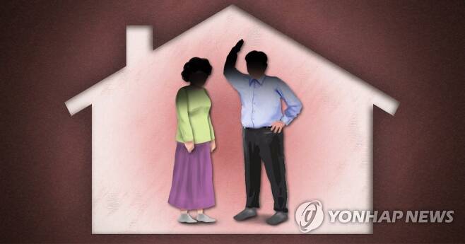 가정폭력, 남편-아내 폭행·학대(PG) [제작 이태호] 일러스트