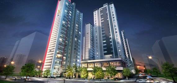 지난 4월 입주를 시작한 공공지원 민간임대 '문래 롯데캐슬' 조감도 롯데건설 제공