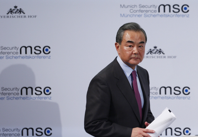오늘부터 일본, 한국을 순방하는 왕이 중국 외교담당 국무위원 겸 외교부장. /블룸버그 자료사진