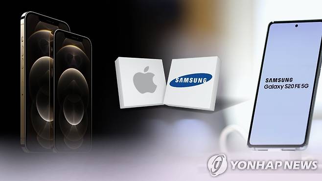 5G 지원 아이폰12 공개…삼성과 가을대전 본격화 (CG) [연합뉴스TV 제공]