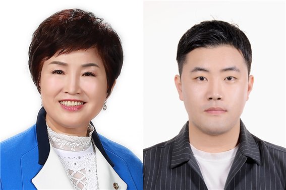사진설명:전혜숙 의원(왼쪽)과 김현수 청년과미래 사무총장(오른쪽)