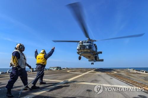 MH-60R 시호크 헬기 [미 해군 홈페이지 캡처]