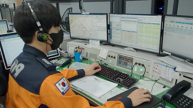 대구소방안전본부 119종합상황실. 대구소방안전본부 제공