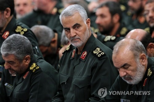 지난해 1월 미군 공습으로 숨진 가셈 솔레이마니 이란 이슬람혁명수비대(IRGC) 쿠드스군 사령관
