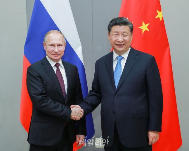 시진핑 중국 국가주석과 블라디미르 푸틴 러시아 대통령(자료사진) ⓒ신화/뉴시스