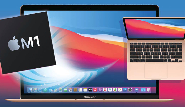 새로운 맥북에어는 이전 제품과 디자인은 동일하지만 애플이 자체 설계한 M1 칩셋 덕분에 성능이 비약적으로 향상됐다. 애플 제공