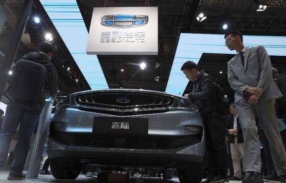 지난 2019년 중국 지리자동차가 바이두의 소프트웨어를 탑재해 선보인 스마트카. /AP 연합뉴스