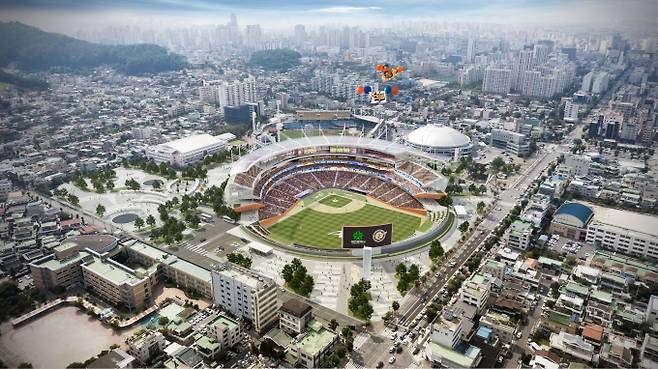 ▲ 복합문화공간으로 계획중인 '베이스볼 드림파크'