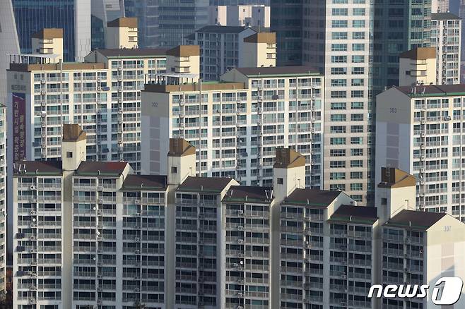 서울 아파트 단지의 모습.© News1 신웅수 기자