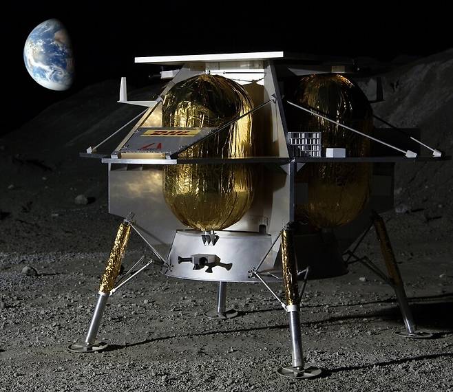 미국 아스트로보틱 테크놀로지의 달 착륙선 페레그린 1호. 아스트로보틱 테크놀로지 제공