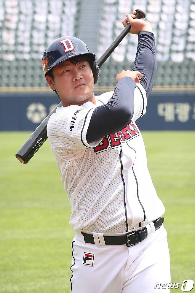 포수 권기영. 뉴스1 © News1 임세영 기자