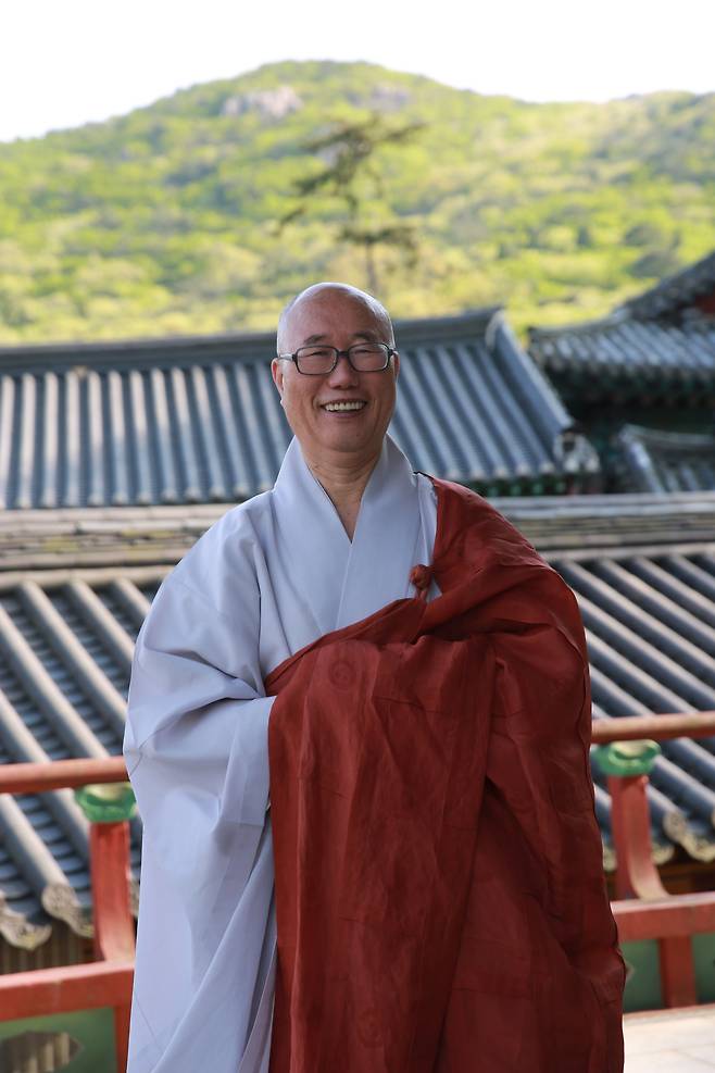 해인사 백련암 원택 스님. /백련불교문화재단