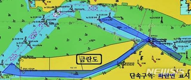 군산항만청 집중단속 대상 항로 및 수역