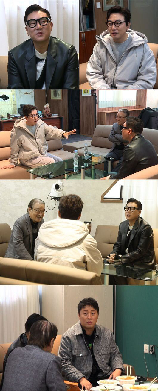 오는 17일 방송되는 SBS ‘미운 우리 새끼’에서는 이상민과 탁재훈이 이순재를 찾아가는 모습이 그려진다. (사진=SBS ‘미운 우리 새끼’)