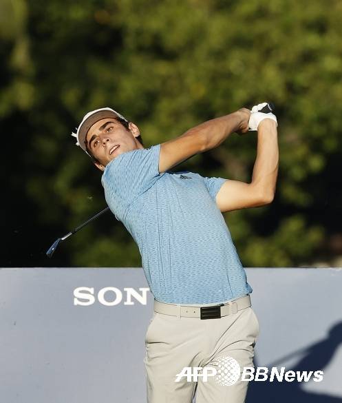 2021년 미국프로골프(PGA) 투어 소니오픈에 출전한 호아킨 니만. 사진제공=ⓒAFPBBNews = News1