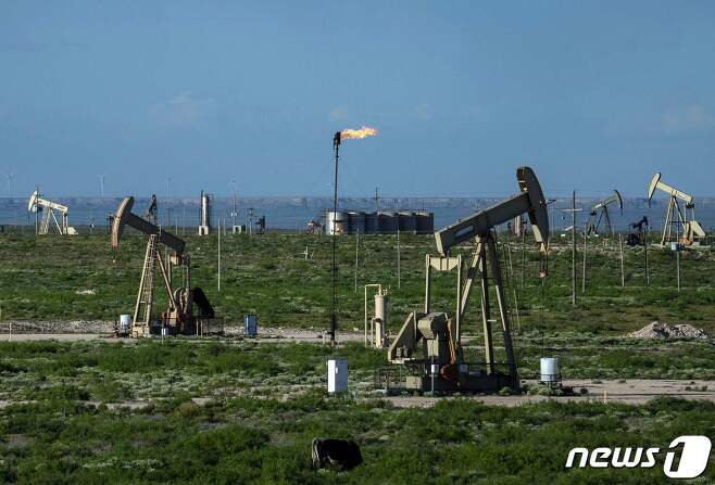 미국 뉴멕시코 원유 생산 시설 © AFP=뉴스1