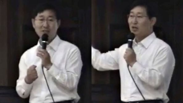 박범계 의원이 2012년 대전 한 고교에서 특강하는 모습. /박범계 TV 유튜브 SBS