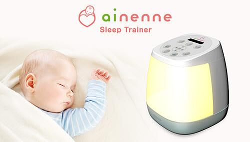 빛으로 아기 수면을 도와주고, 아기 울음소리를 분석해 알려주는 아이넨