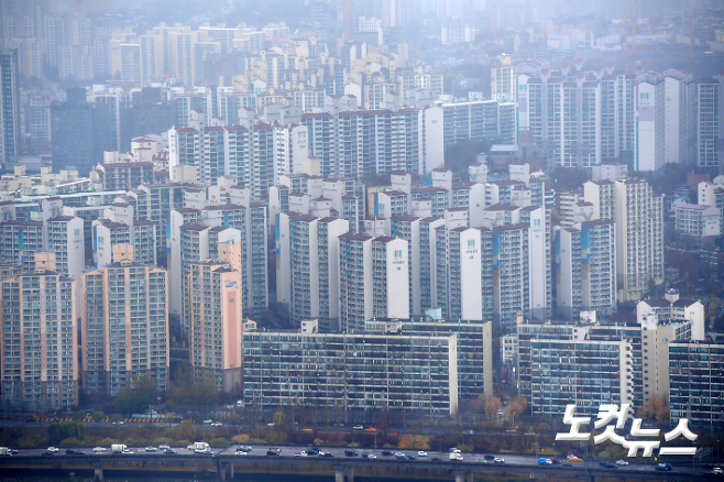 서울 도심 아파트 모습. 박종민 기자