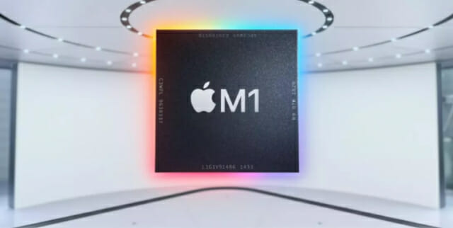 애플이 최초로 자체 개발한 M1 프로세서 (사진=애플)