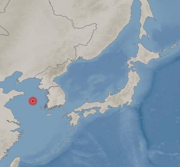 기상청이 밝힌 지진 진앙지의 위치. / 자료=기상청