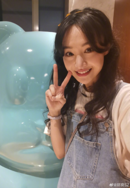 중국 배우 정솽. 정솽 SNS 캡처