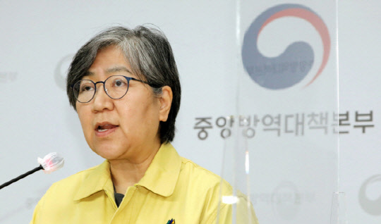 정은경 중앙방역대책본부장(질병관리청장). 연합뉴스