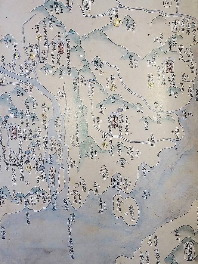 1680년 제작된 <동여비고>에도 원적산이 표기돼 있다.