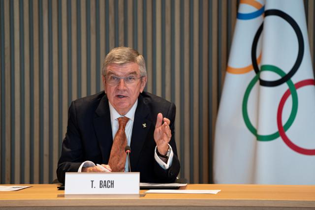 토마스 바흐 IOC 위원장. 로이터 연합뉴스.