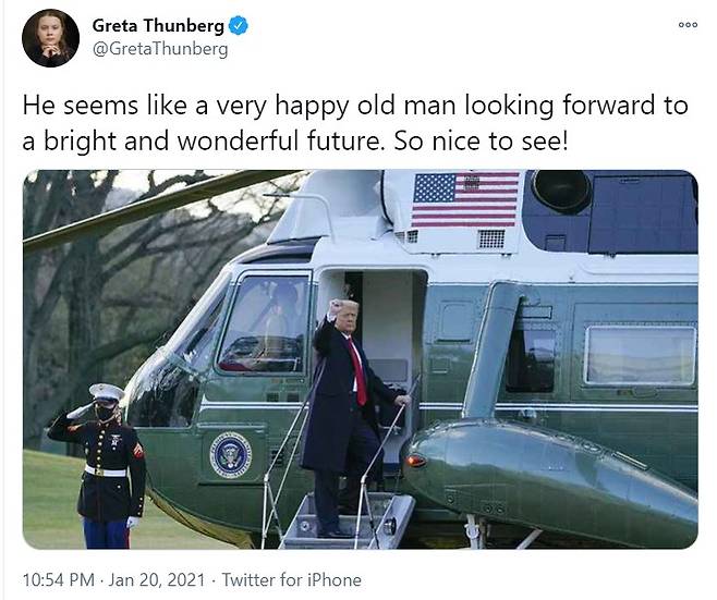 /사진=그레타 툰베리 트위터