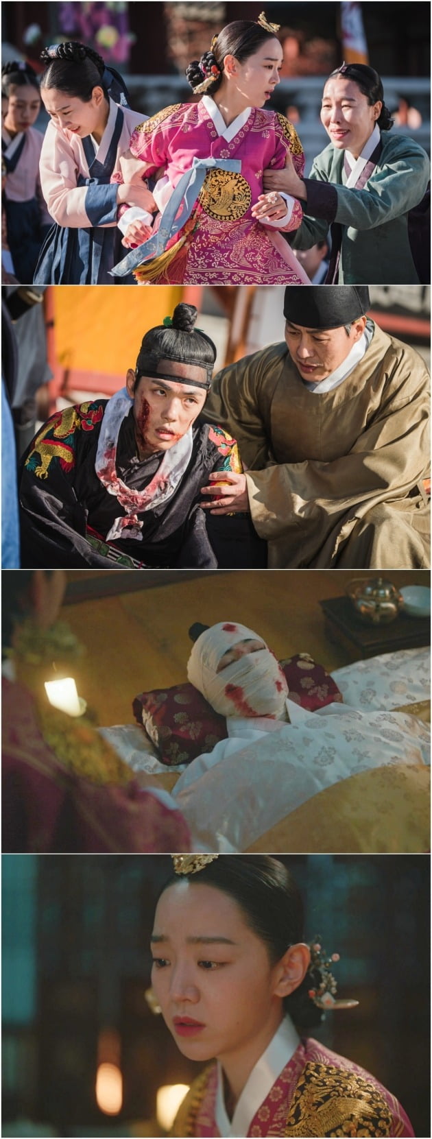 '철인왕후' 김정현의 사고로 궁궐이 발칵 뒤집힌다. / 사진제공=tvN